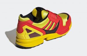 adidas ZX 8000 Red Yellow GY4682 back corner