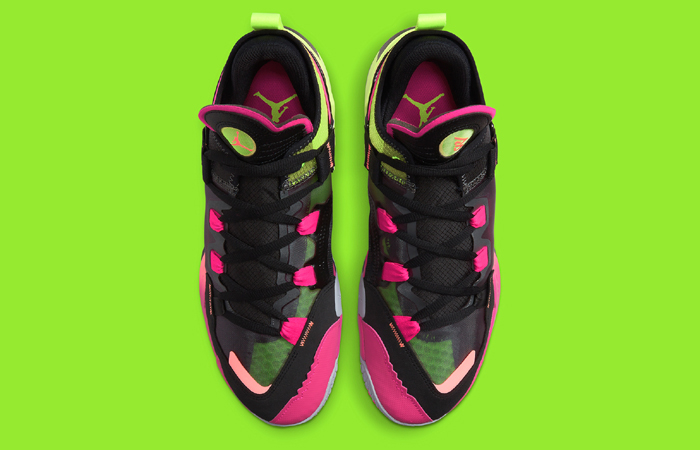 Air Jordan Why Not .5 Raging Grace Black Neon Pink DO8965-002 up