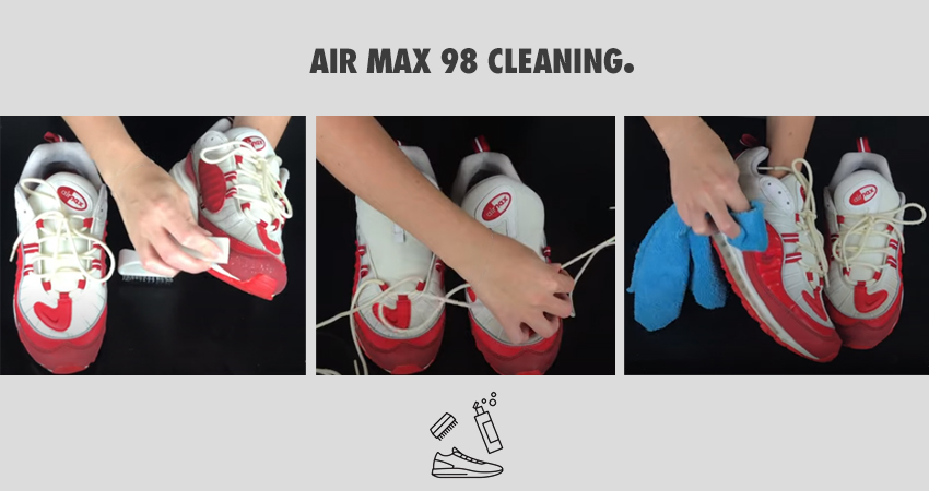 Air Max 98 Cleaning Process