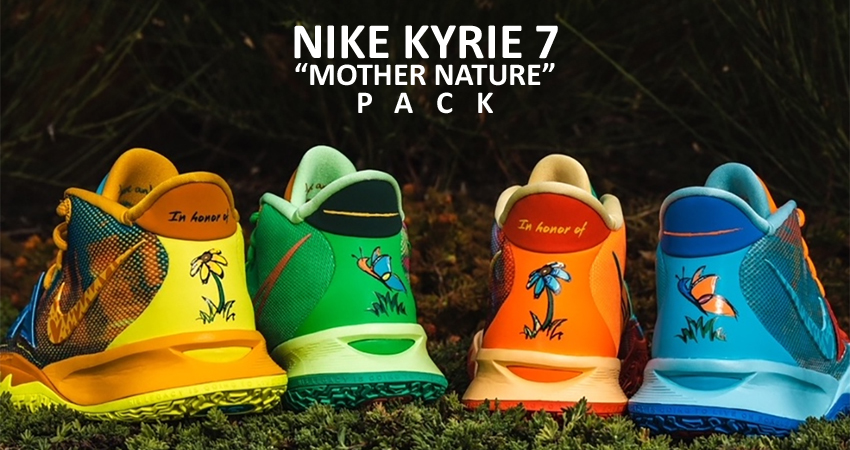Closer Look at the Colourful Nike Kyrie 7 “Mother Nature” Pack featured image
