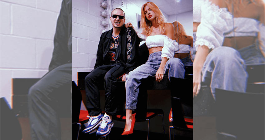 J Balvin spotted with Airmax 98