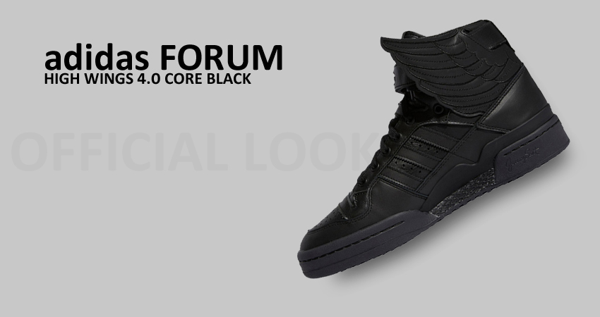 Jeremy Scott x adidas Forum Releasing in a Triple Black Colourway featured image