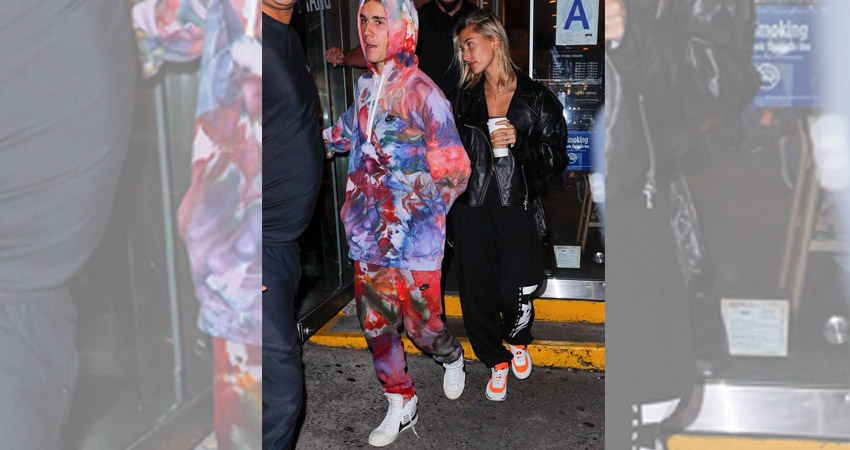 Justin Bieber spotted with Nike Blazer