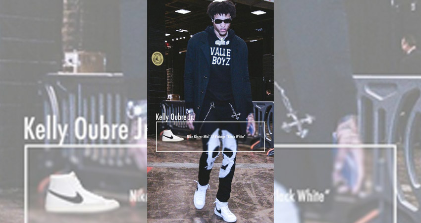 Kelly Oubre Jr spotted with Nike Blazer