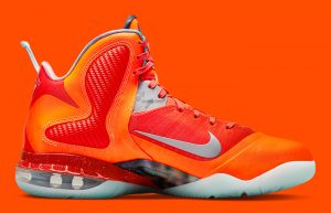 Lebron James Nike LeBron 9 Big Bang Orange DH8006-800 right
