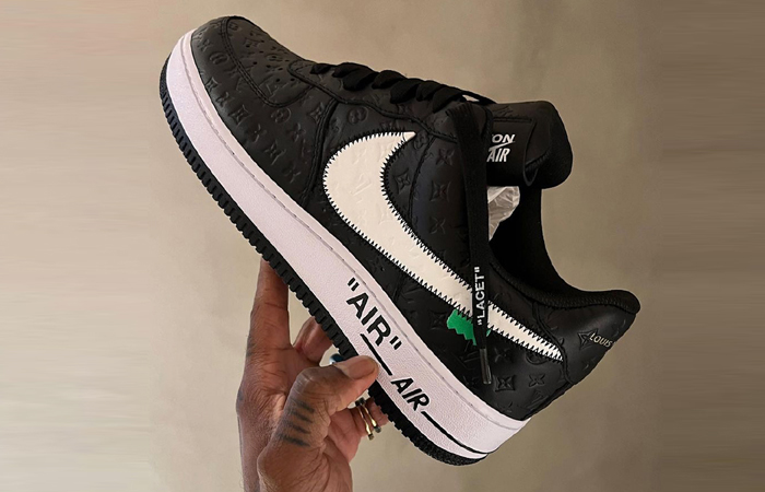 Louis Vuitton Off-White Nike Air Force 1 Black - Where To Buy