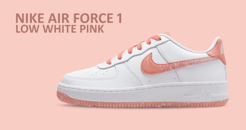 Neo Vintage Nike Nike Air Force 1 Low in Pink and White featured image