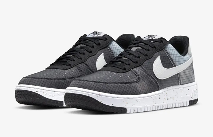Nike Air Force 1 Crater Black DH2521-001 front corner