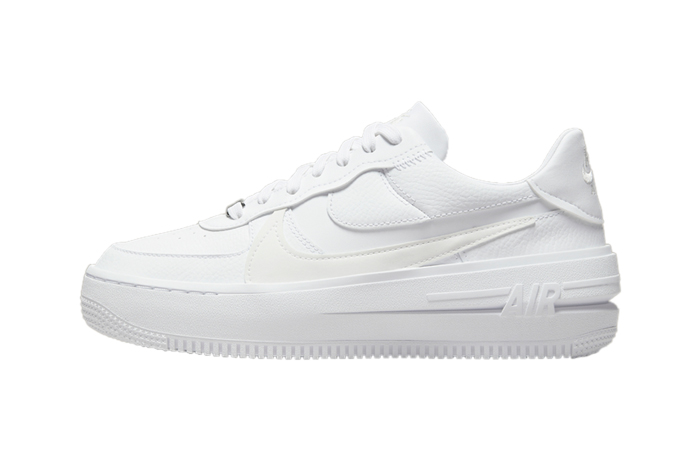 Nike Air Force 1 PLT.AF.ORM Triple-White Womens DJ9946-100 featured image