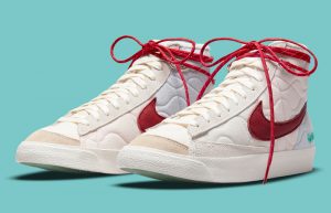 Nike Blazer Mid Chinese New Year Cream Red DQ5360-181 front corner