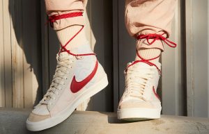 Nike Blazer Mid Chinese New Year Cream Red DQ5360-181 onfoot 01