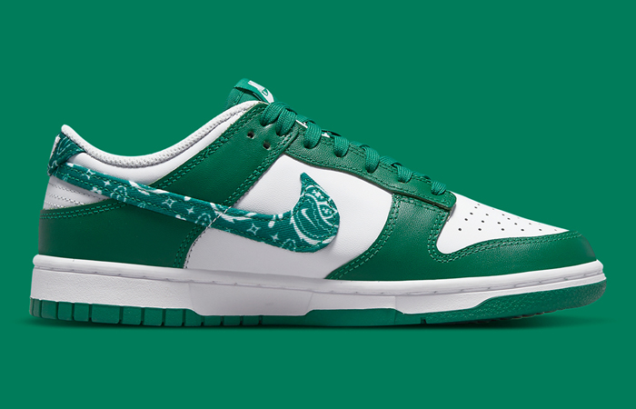 Nike Dunk Low Green Paisley Womens DH4401-102 right