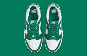Nike Dunk Low Green Paisley Womens DH4401-102 up