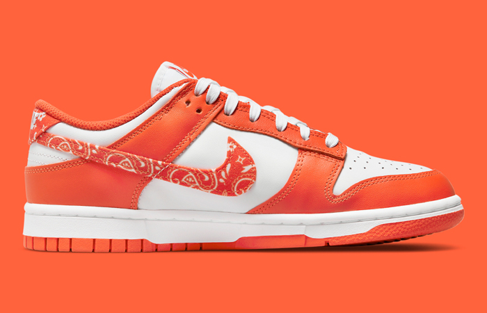 Nike Dunk Low Orange Paisley Womens DH4401-103 right