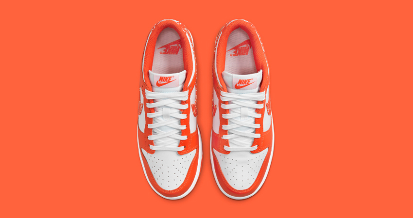 Nike Dunk Low “Orange Paisley” and “Barley Paisley” in Patterned Swooshes 07