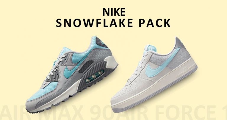 Nike Releasing Winterized "Snowflake Pack" an Air Force 1 and Air Max 90 -