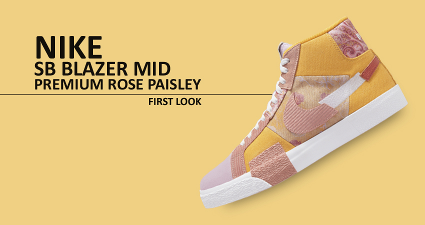 Nike SB Blazer Mid Premium "Rose Paisley" Looks Like an Artists Canvas