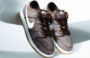 Nike SB Dunk Low Paisley Pink Burgundy Brown DH7534-200 01