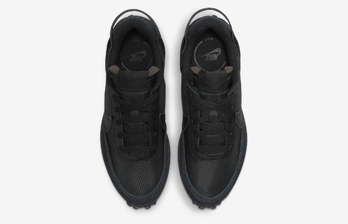 Nike Waffle Debut Black Womens DH9523-001 up