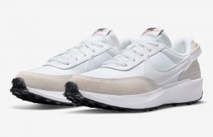 Nike Waffle Debut White Womens DH9523-100 front corner