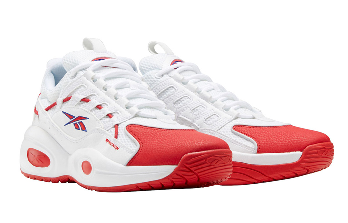 Reebok Solution Mid White Red GY0930 front corner
