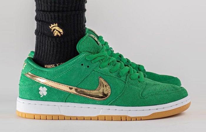 St Patricks Day Inspired Nike Dunk Low is Fire 01