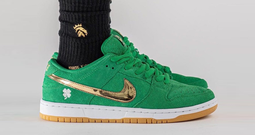 St Patrick's Day Inspired Nike Dunk Low is Fire - Fastsole