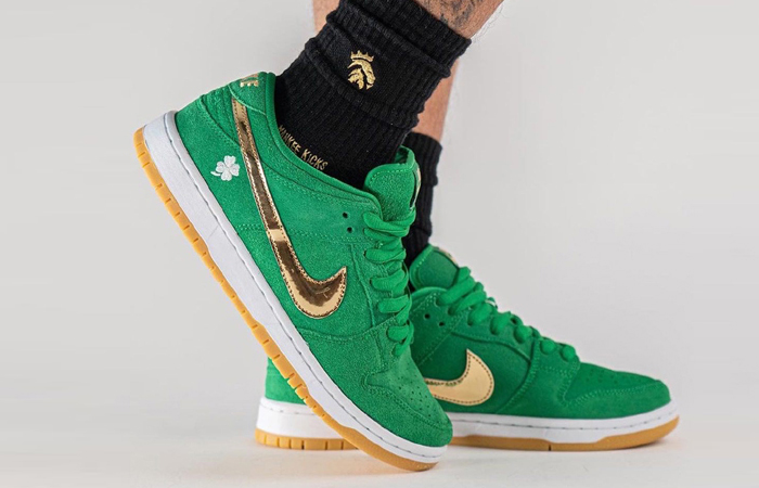 St Patricks Day Inspired Nike Dunk Low is Fire 04