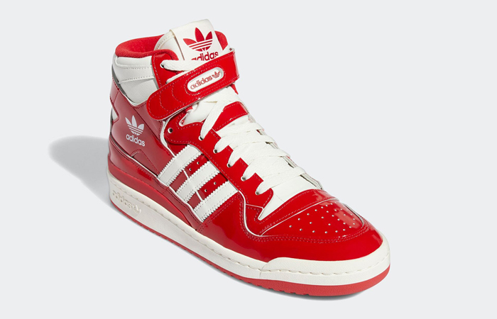 adidas Forum 84 High Red Patent GY6973 front corner