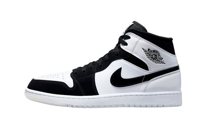 Air Jordan 1 Mid Diamond White Black DH6933-100 - Fastsole