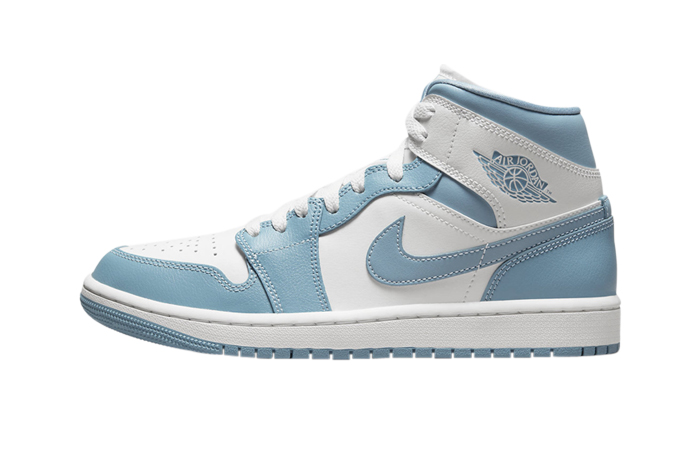 Air Jordan 1 Mid UNC White Blue BQ6472-141 featured image