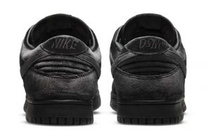 Dover Street Market Nike Dunk Low Triple Black DH2686-002 back