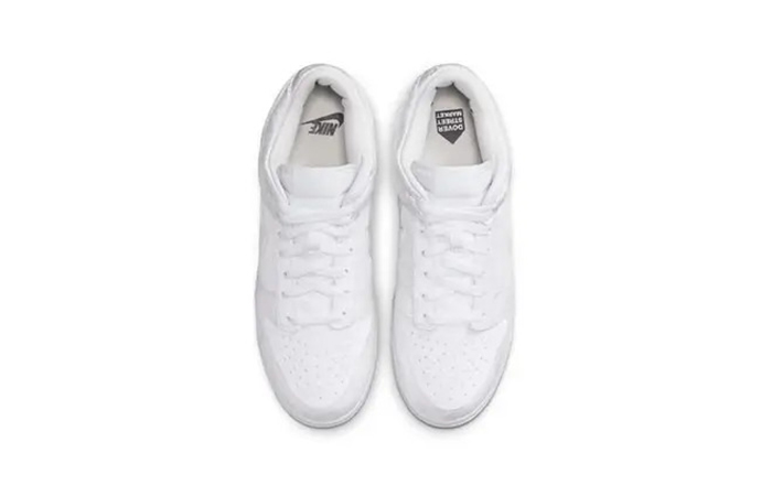 Dover Street Market Nike Dunk Low Triple White DH2686-100 front