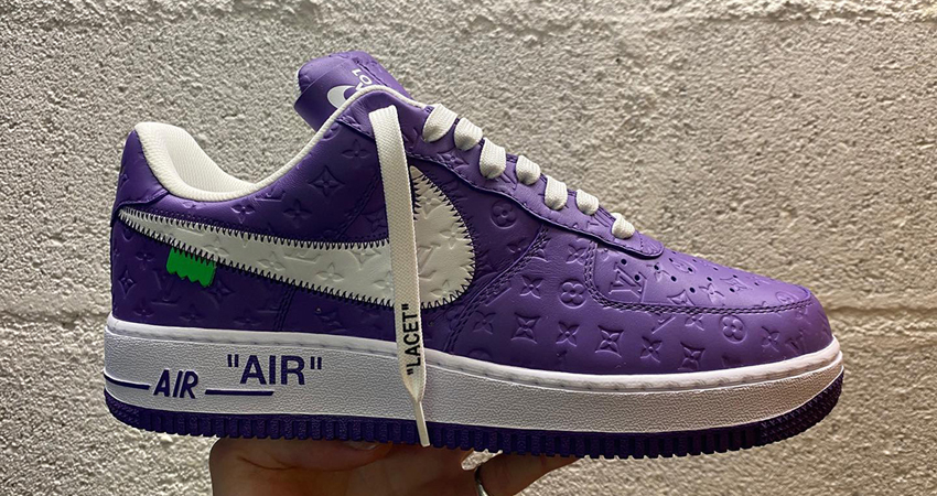 Louis Vuitton Off-White Nike Air Force 1 Purple - Where To Buy - Fastsole