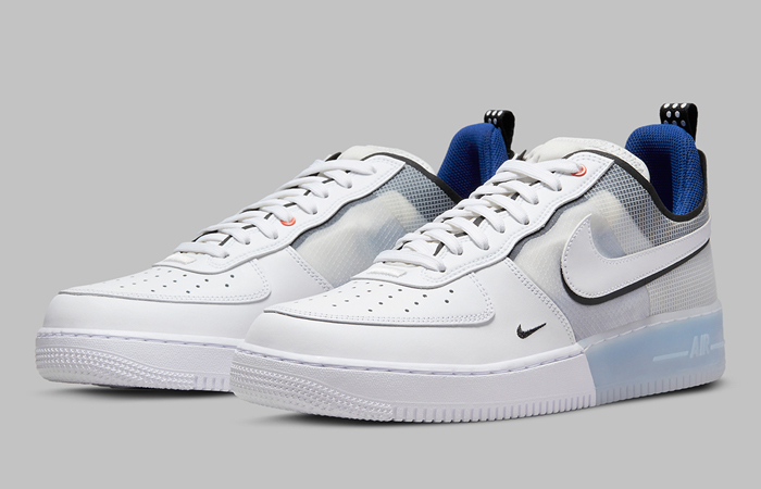 Nike Air Force 1 Low React White DH7615-101 front corner