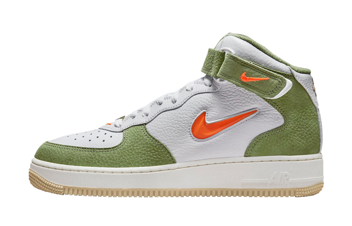 Nike Air Force 1 Mid Olive Orange DQ3505-100 (featured Image)