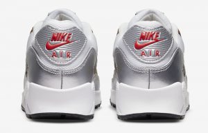 Nike Air Max 90 White Metallic Gold DJ6208-100 back