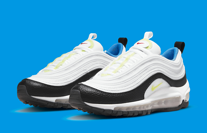 Nike Air Max 97 White Black GS DQ0980-100 front