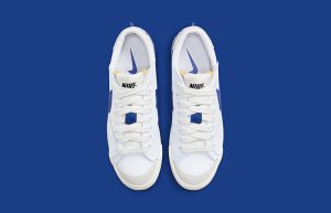 Nike Blazer Low Jumbo White Blue DQ8768-100 front2
