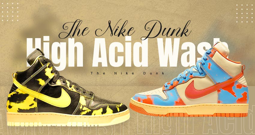 Nike Dunk Acid Wash Sneakers