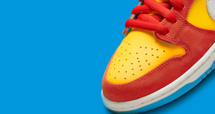 Nike SB Dunk Low Bart Simpson front closer look