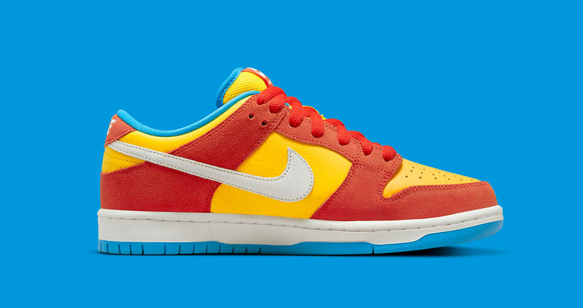 Nike SB Dunk Low Bart Simpson left to right look