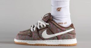 Nike SB Dunk Low Paisley Pink Burgundy Brown Is Set To Release On March 04