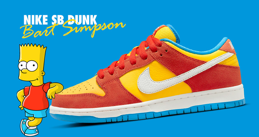Explore the Alluring Nike Dunk Low Bart Simpson in the Official Look - Fastsole