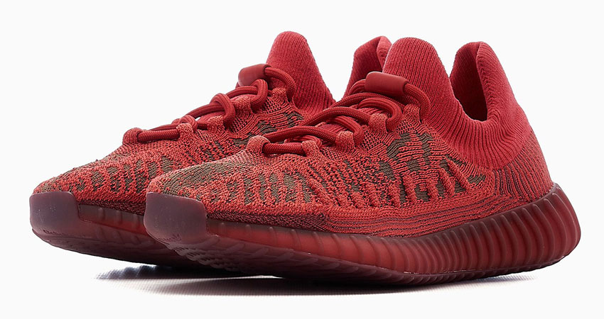 Yeezy 350 Boost V2 CMPCT Slate Red pair look
