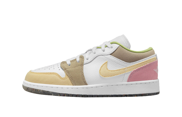 Air Jordan 1 Low White Green GS DJ0341-100 featured image