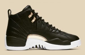 Air jordan sales 12 black gold