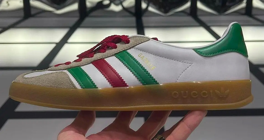 All the Details of the Upcoming Gucci x adidas Gazelle Collection 04