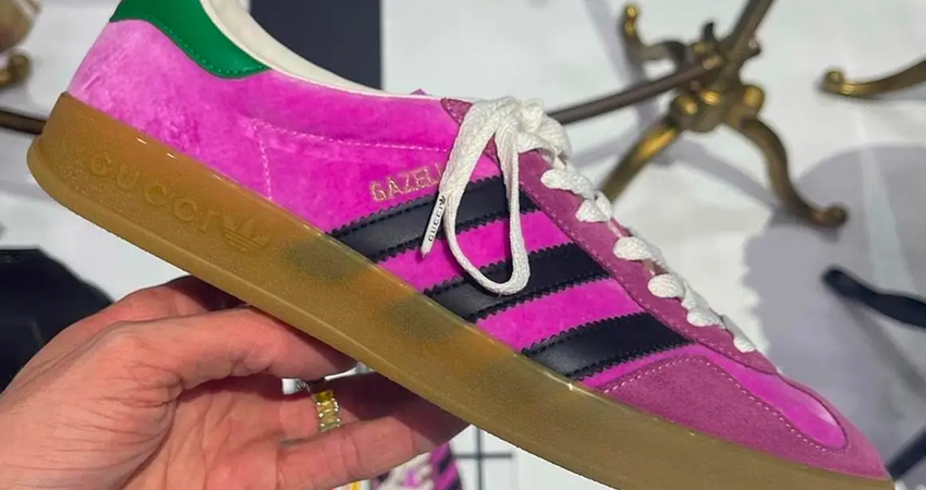 All the Details of the Upcoming Gucci x adidas Gazelle Collection 05
