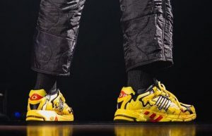 Bad Bunny adidas Response CL Yellow GY0101 onfoot 02